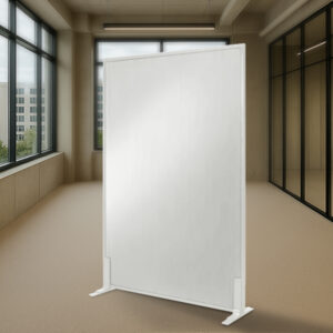 Pannello divisorio autoportante CLIPPER con superfici in laminato - cm 130x195h